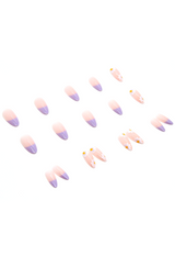 PRESS ON NAILS "LAVENDER DAISY"