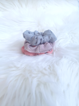 3 piece purple scrunchie set