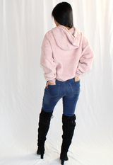 pink sherpa jacket