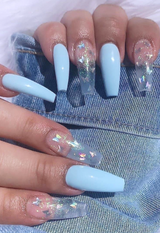 press on nails press on manicure acrylic nails coffin press on nails xxl coffin nails ballerina press on nails impress nails butterfly nails blue press on nails