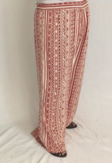 plus size rust color palazzo pants
