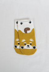 dog print socks