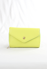 lime clutch purse